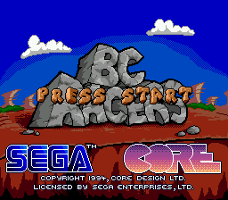 BC Racers Title Screen